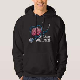 Veste À Capuche Équipe Neuro Neurochirurgien Neurologie Neurochiru
