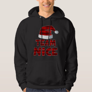 Veste À Capuche Équipe Nice Père Noël Red Plaid Claus Noël Pyjama