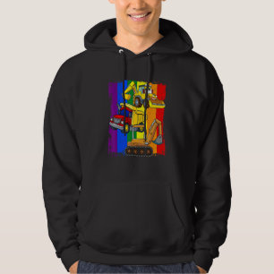 Veste À Capuche Équipements lourds Rainbow Heart Lgbt Q Cool Gay P