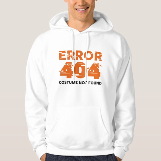 Veste À Capuche Erreur 404 Costume introuvable (Devant)
