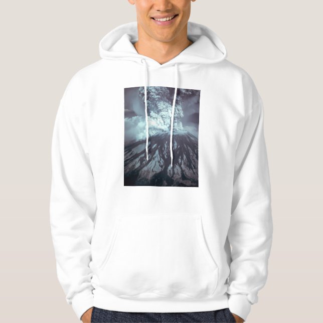 Veste À Capuche Éruption du Mont Saint Helens Stratovolcano 1980 (Devant)