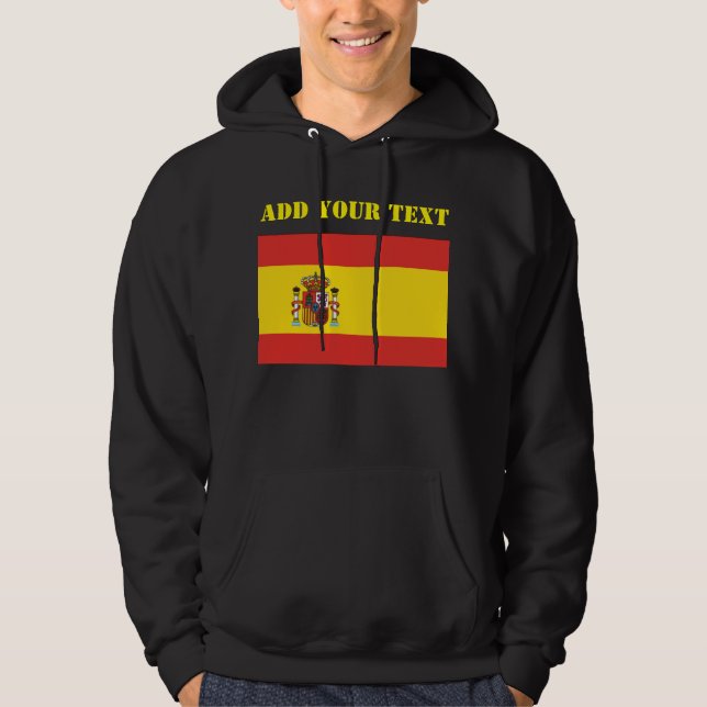 Veste À Capuche Espagne Coupe du monde de football 2022 (Devant)
