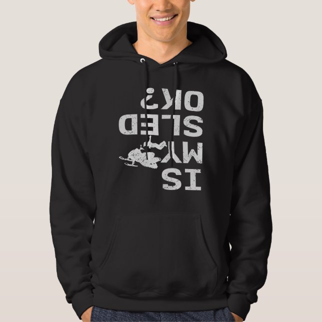 Veste À Capuche Est-ce que ma motoneige Ok Moteur Sled Snow (Devant)