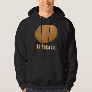 Veste À Capuche Est La Pomme De Terre Comme On Le Voit À La Télévi