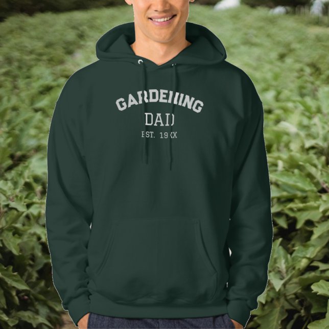 Veste À Capuche Etabli Dans 19XX Jardinage Papa (Créateur téléchargé)