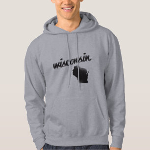 Veste À Capuche État du Wisconsin