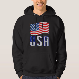 Veste À Capuche États-Unis T Chemise Femmes Hommes Enfants Drapeau