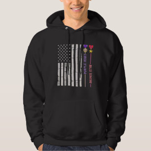 Veste À Capuche Étoile de bronze Médaille du Cœur Pourpre Décorati