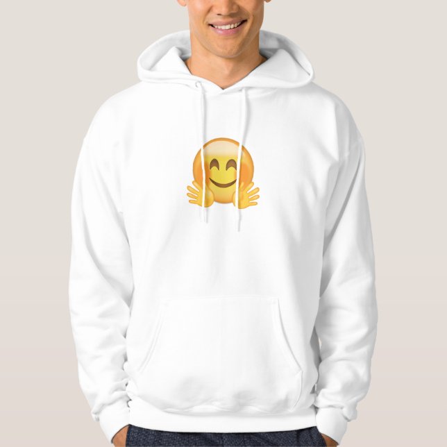 Veste À Capuche Étreindre le visage Emoji (Devant)
