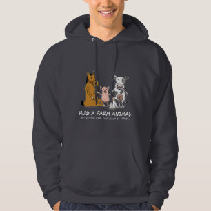 Veste À Capuche Étreinte mignonne et drôle un animal de ferme