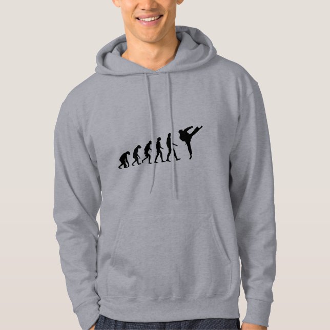 Veste À Capuche Évolution du karaté (Devant)