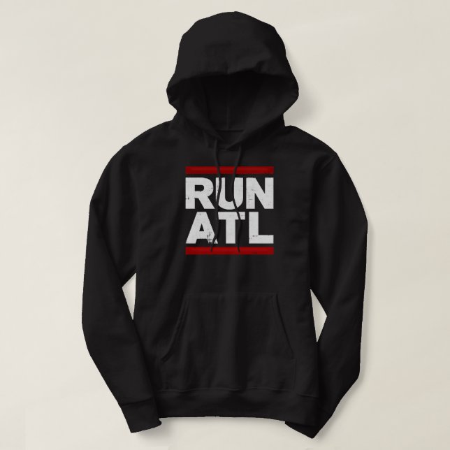 Veste À Capuche EXÉCUTER ATL - Atlanta NBA (Design devant)