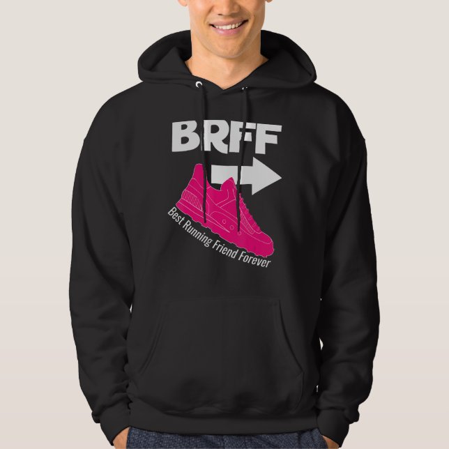 Veste À Capuche Exécuter le meilleur ami pour BRFF Basket BFF (Devant)