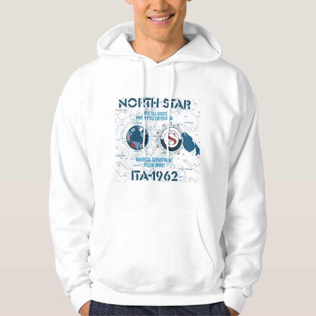 Veste À Capuche Expédition nautique de l'étoile du Nord - Route ma (Devant)