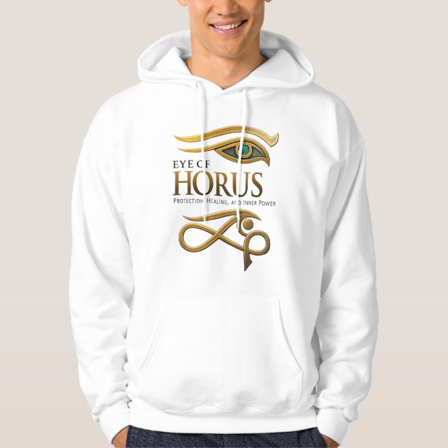 Veste À Capuche Eye of Horus Hoodie – Ancient Egyptian Symbol (Devant)