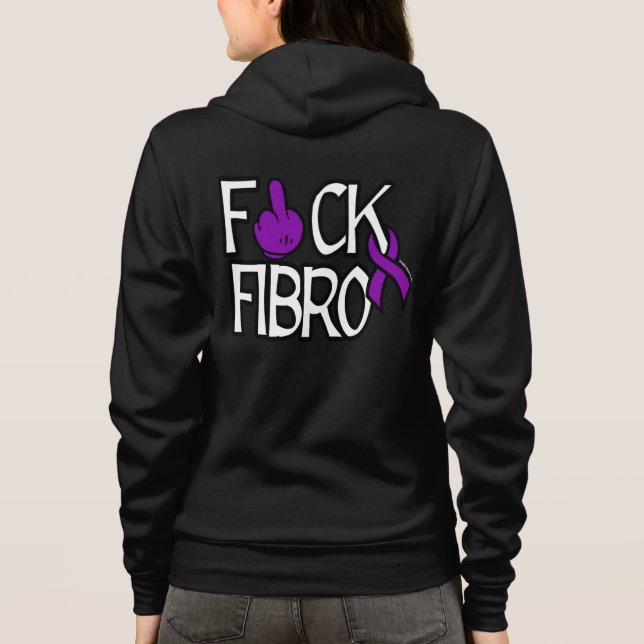 VESTE À CAPUCHE F#CK FIBRO (Dos)