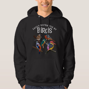 Veste À Capuche Facilement Distrait Par Oiseaux Observation Oiseau