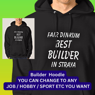 Veste À Capuche Fair Dinkum MEILLEUR BUILDER à Straya