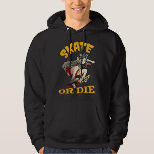 Veste À Capuche Faire du skate ou mourir Fille skateuse