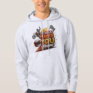 Veste À Capuche Faites Ce Qui Vous Rend Heureux Vêtements Vélo