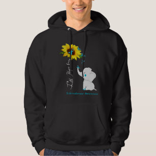 Veste À Capuche Faith Hope Love Scleroderma Sensibilisation