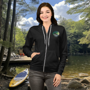 Veste À Capuche Famille de plongeons du lac Butterfield