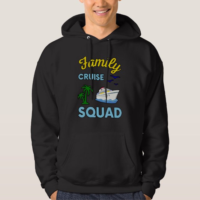 Veste À Capuche Family Cruise Squad Ship Boat Vacation Summer Vaca (Devant)