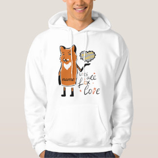 Veste À Capuche Fanny Fox Amateurs Avec Tout Amour Costum Nom-Phot