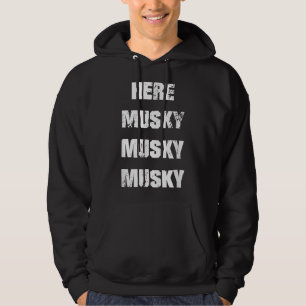 Veste À Capuche Fantaisie Chemise de Pêche Musky - Ici Musky, Musk