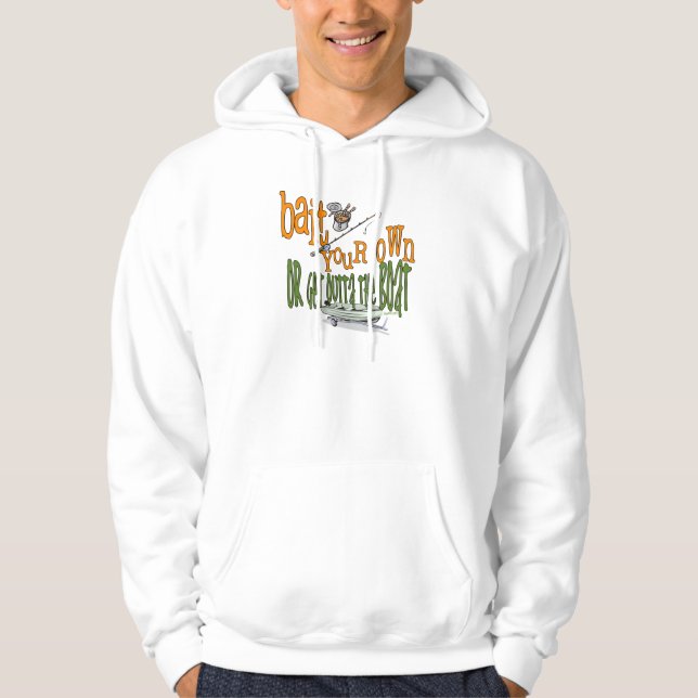 Veste À Capuche Fantaisie de pêche Chemise de pêche Humour appât d (Devant)