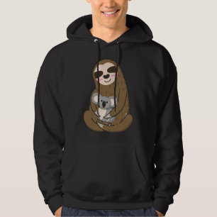 Veste À Capuche Fantaisie Fantaisie Accrocher Koala Sleeping Cute 
