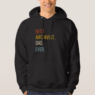 Veste À Capuche Fantastique Papa Chemises Meilleur Archiviste Papa