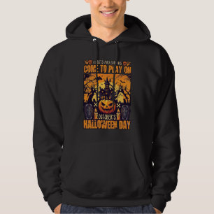 Veste À Capuche Fantômes Lutins Halloween Venez Jouer Octobre Hant