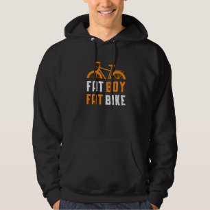 Veste À Capuche Fat Boy Fat Bike Fat Tires Pneus Retro Biker Fat B