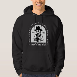 Veste À Capuche Fatigué dads club personnalisé date nouveau papa d