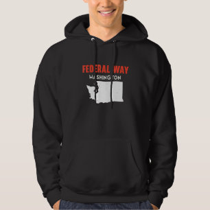 Veste À Capuche Federal Way Washington États-Unis État Amérique Vo
