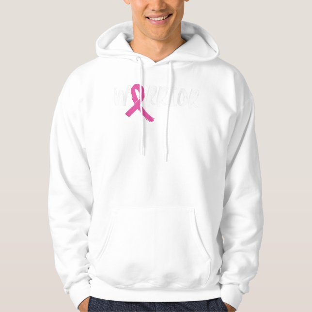 Veste À Capuche Femme-cadeau pour guerrière du cancer du sein (Devant)