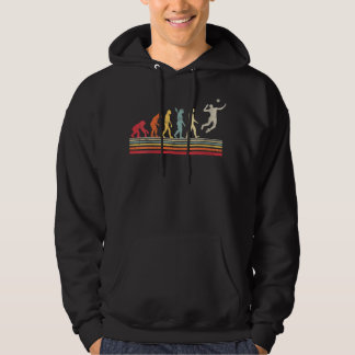 Veste À Capuche Femme drôle volleyball évolution de l'homme Vintag
