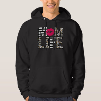 Veste À Capuche Femme Léopard Maman Vie Lip Sexy Sayes Mères D