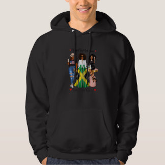 Veste À Capuche Femmes élevées en Amérique Sang jamaïcain Femmes n