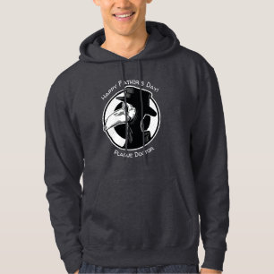 Veste À Capuche Fête des pères Plague Doctor Bird Mask B/W Steampu