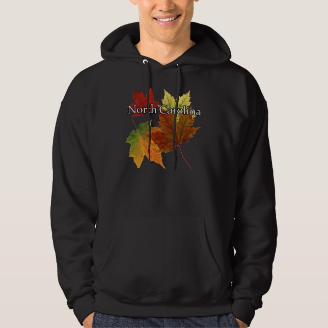 VESTE À CAPUCHE FEUILLE D'AUTOMNE EN CAROLINE DU NORD (Devant)