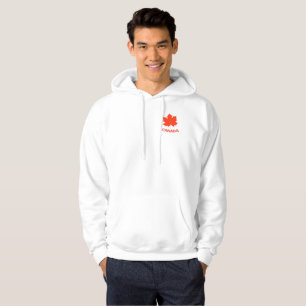Veste À Capuche Feuille d'érable rouge