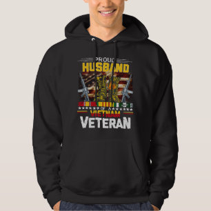 Veste À Capuche Fier MARI D'Un Vétérinaire De La Guerre Du Vietnam