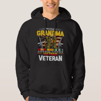 Veste À Capuche Fière Grand-Mère D'Un Vétérinaire De La Guerre Du