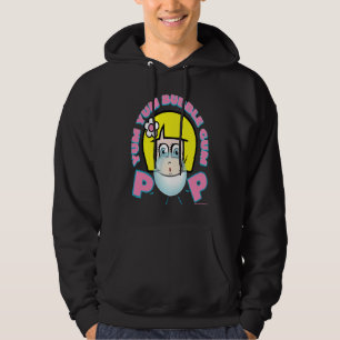 VESTE À CAPUCHE FILLE AU BUBBLE GUM YUM YUM SOUFFLANT UNE BULLE RÉ
