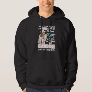 Veste À Capuche Fille cool de la ville de Londres  Fière fille de 