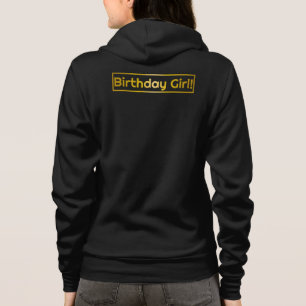 Veste À Capuche Fille d'anniversaire !