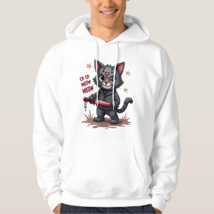Veste À Capuche Films d'horreur de chats drôles Halloween mignon p