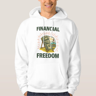 Veste À Capuche Financial Freedom Bold Beach Chair & Sunny Vibes